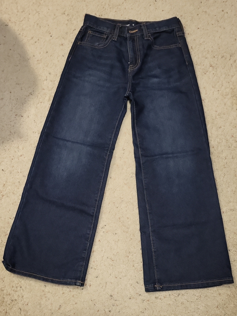Old Navy Kids Wide-Leg Jeans - Dark Blue